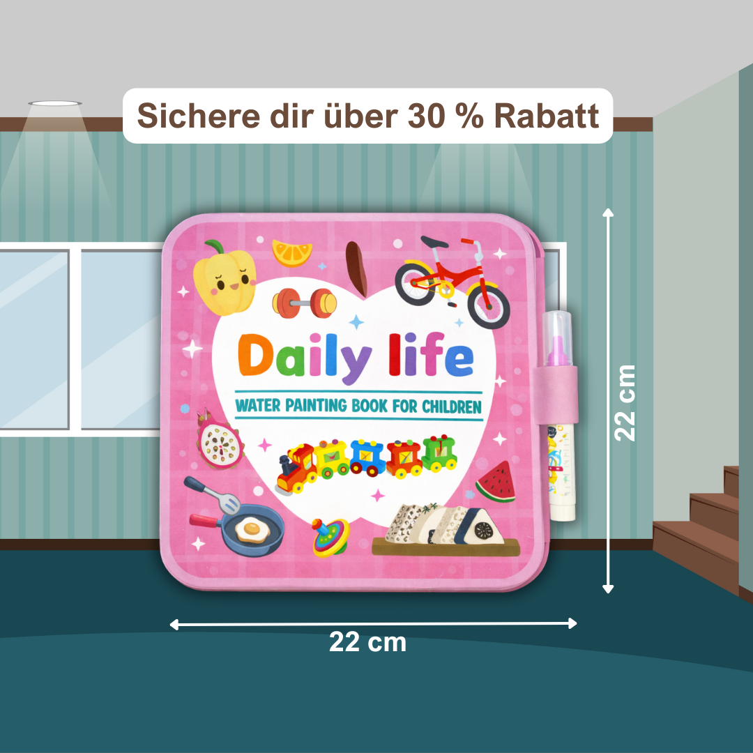 AquaZauber – Das magische Wassermalbuch