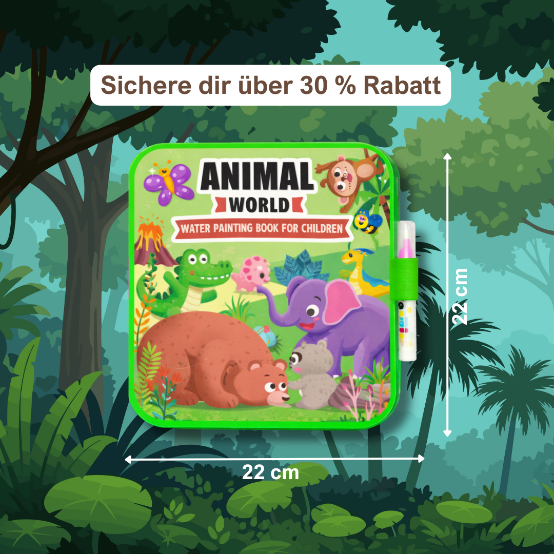 AquaZauber – Das magische Wassermalbuch