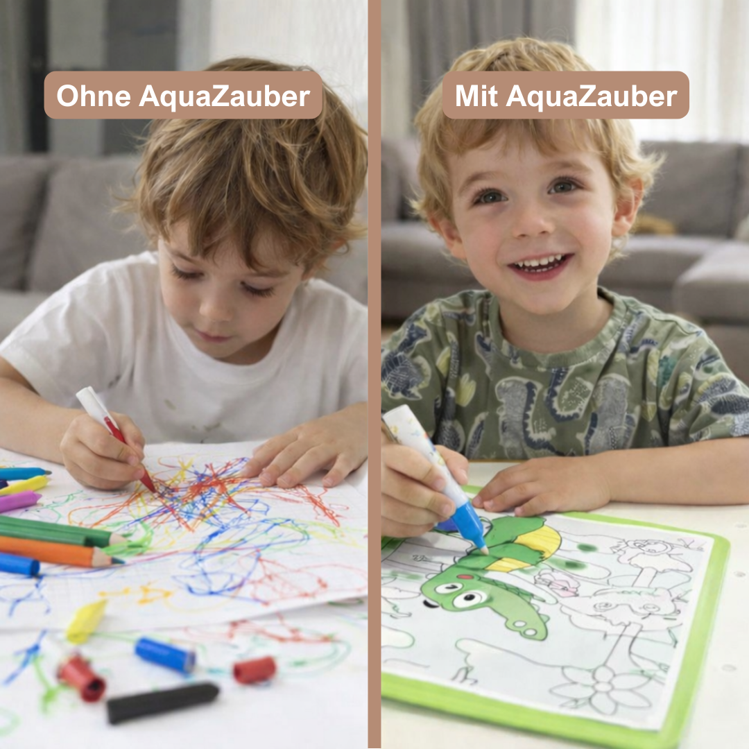 AquaZauber – Das magische Wassermalbuch