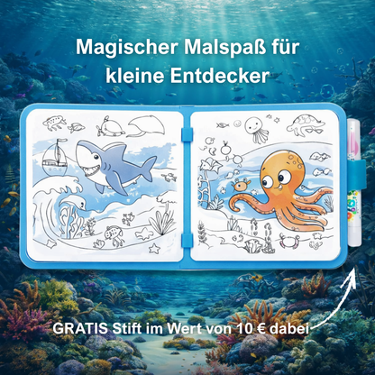AquaZauber – Das magische Wassermalbuch