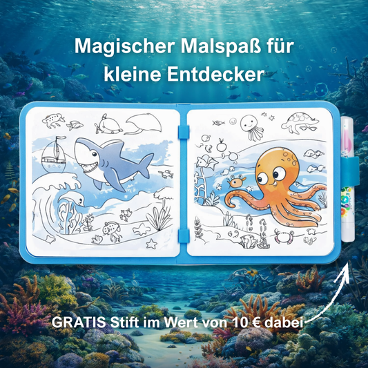 AquaZauber – Das magische Wassermalbuch