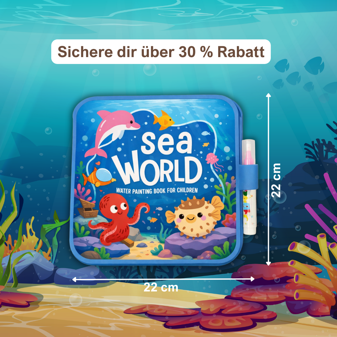 AquaZauber – Das magische Wassermalbuch